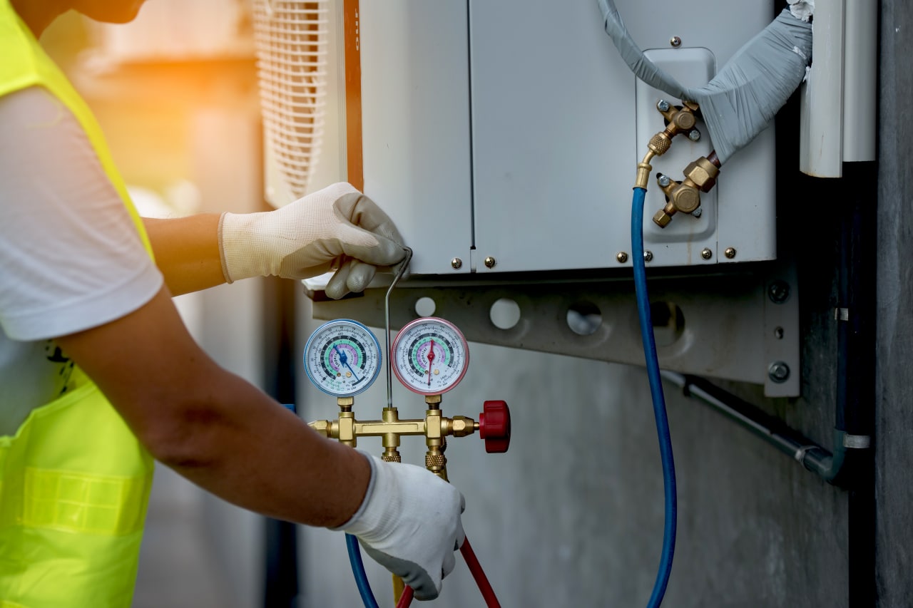 Residential air conditioning outdoor unit