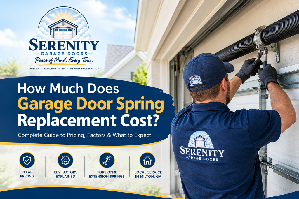 How Much Does Garage Door Spring Replacement Cost?