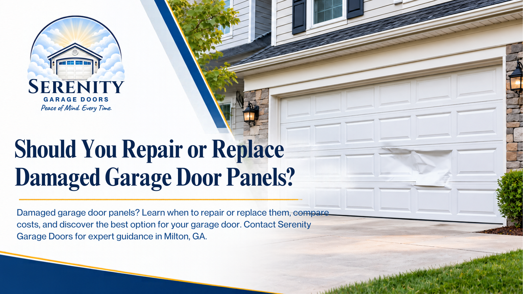 Should You Repair or Replace Damaged Garage Door Panels?