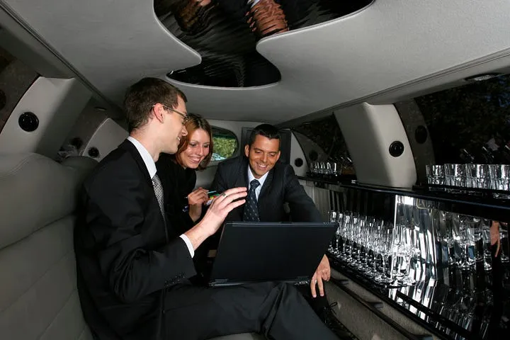 Corporate business traveler luxury transportation